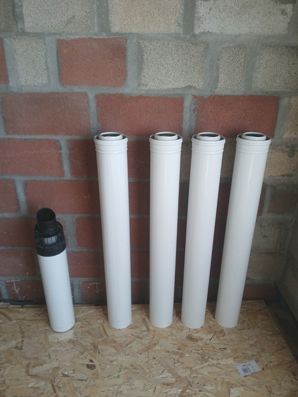 concentrisch buizen 80x125mm nieuw. alles voor 70 euros, Ophalen, Nieuw