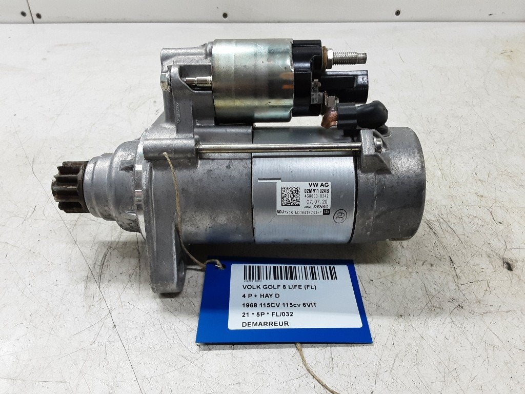 STARTMOTOR Volkswagen Golf VIII (CD1) (02M91124B), Gebruikt, Volkswagen, Volkswagen AG, Kundenbetreuung@volkswagen.de