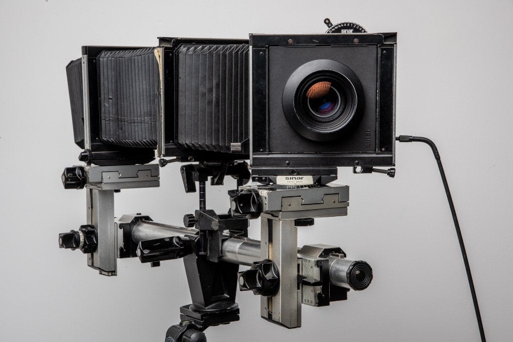 Sinar P met Copal sluiter en 3 lenzen, complete set ++uitleg, TV, Hi-fi & Vidéo, Appareils photo analogiques, Enlèvement ou Envoi