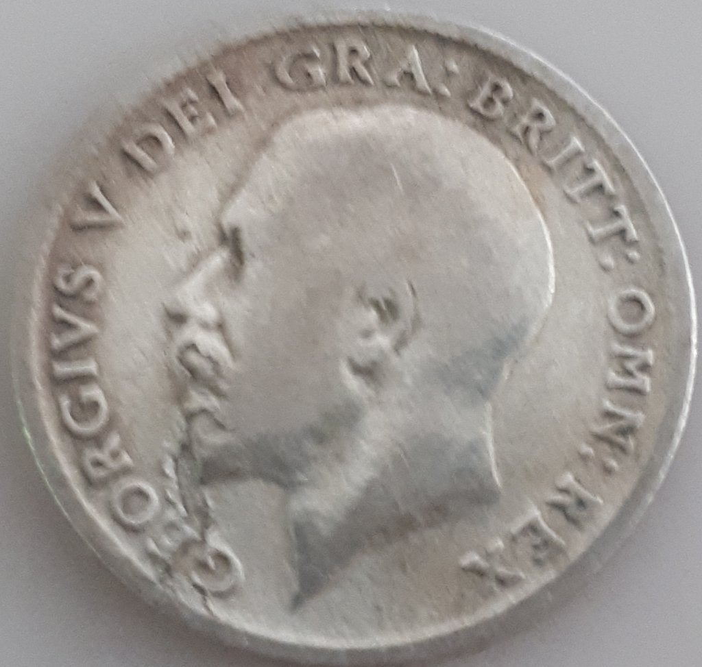 GROOT-BRITANNIË: SIXPENCE 1921 KM 815a.1, Postzegels en Munten, Ophalen of Verzenden, Overige landen, Losse munt, Zilver