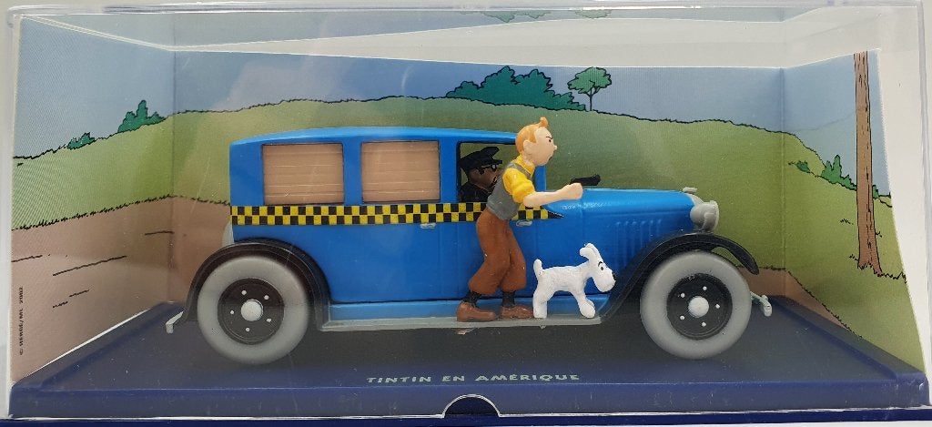 Tintin No. 04 Blue Checker Taxi from Tintin in America, Autres marques, 62 Boulevard Pereire, 75017 Paris, France, Voiture, Comme neuf