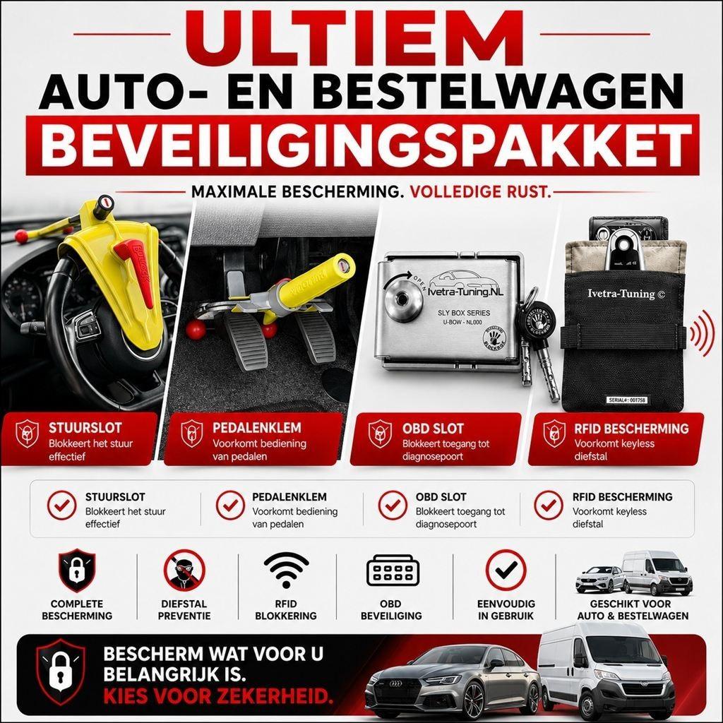 Ultiem Auto- en Bestelwagen Beveiligingspakket, Envoi, Neuf