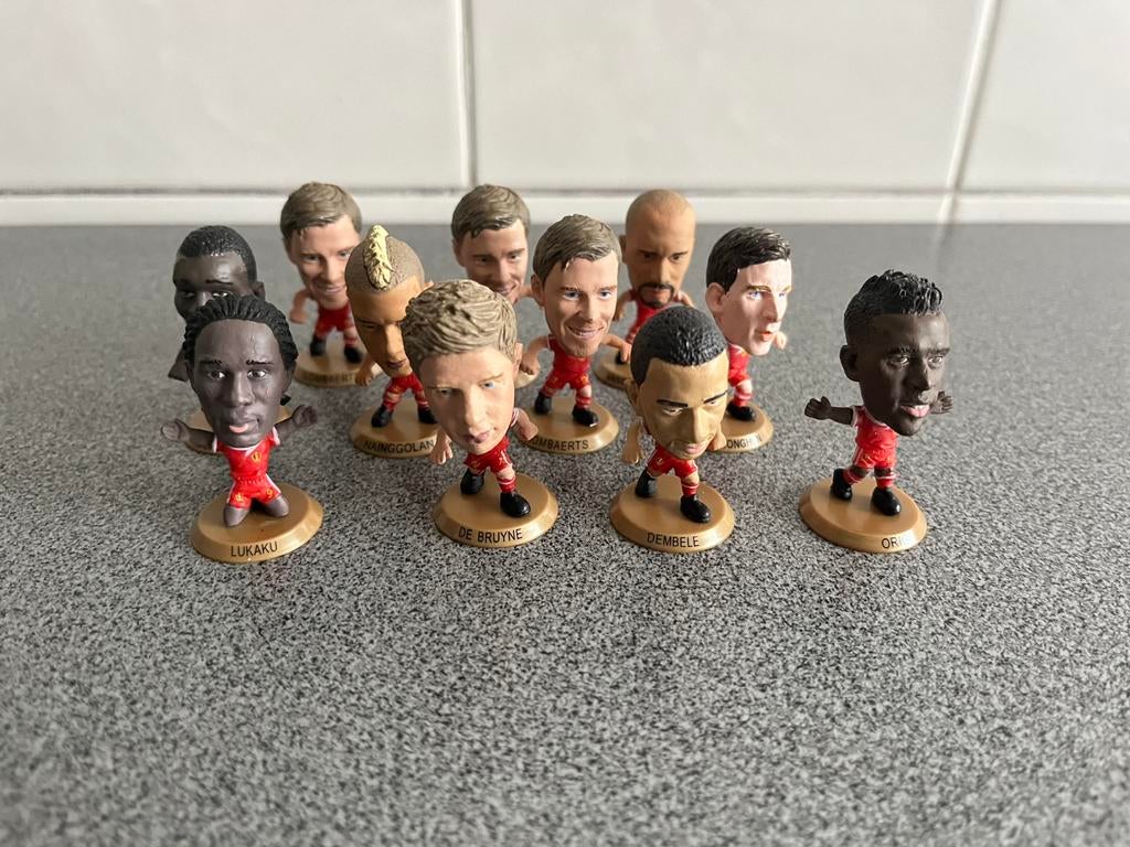 11 poppetjes Rode Duivels, Verzamelen, Ophalen of Verzenden