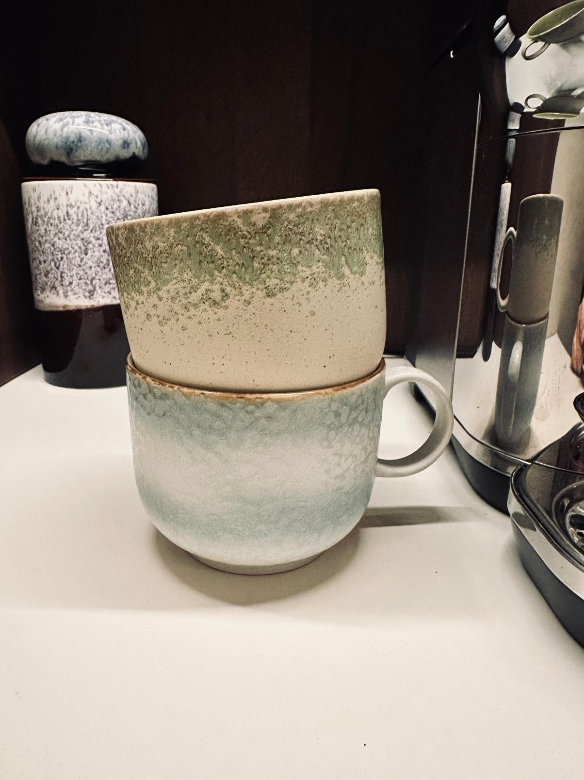 HK Living tea / capuccino mugs, Envoi, Comme neuf, Mug