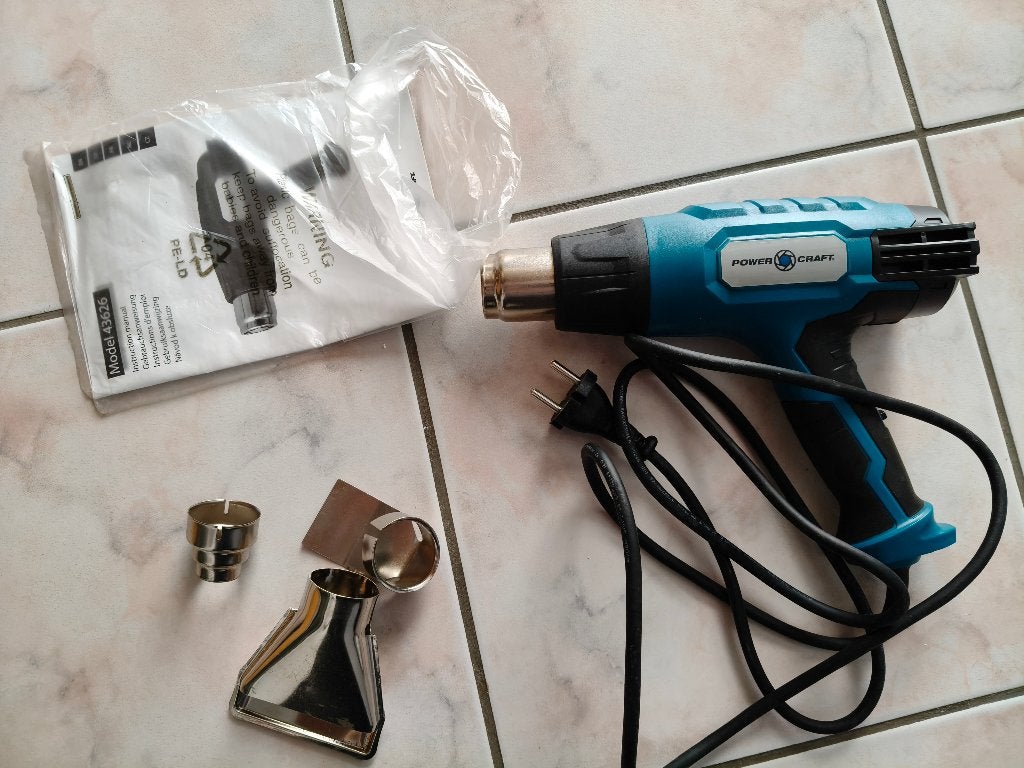 Heteluchtpistool, Bricolage & Construction, Outillage | Outillage à main, Enlèvement, Utilisé, Autres types, Autres marques