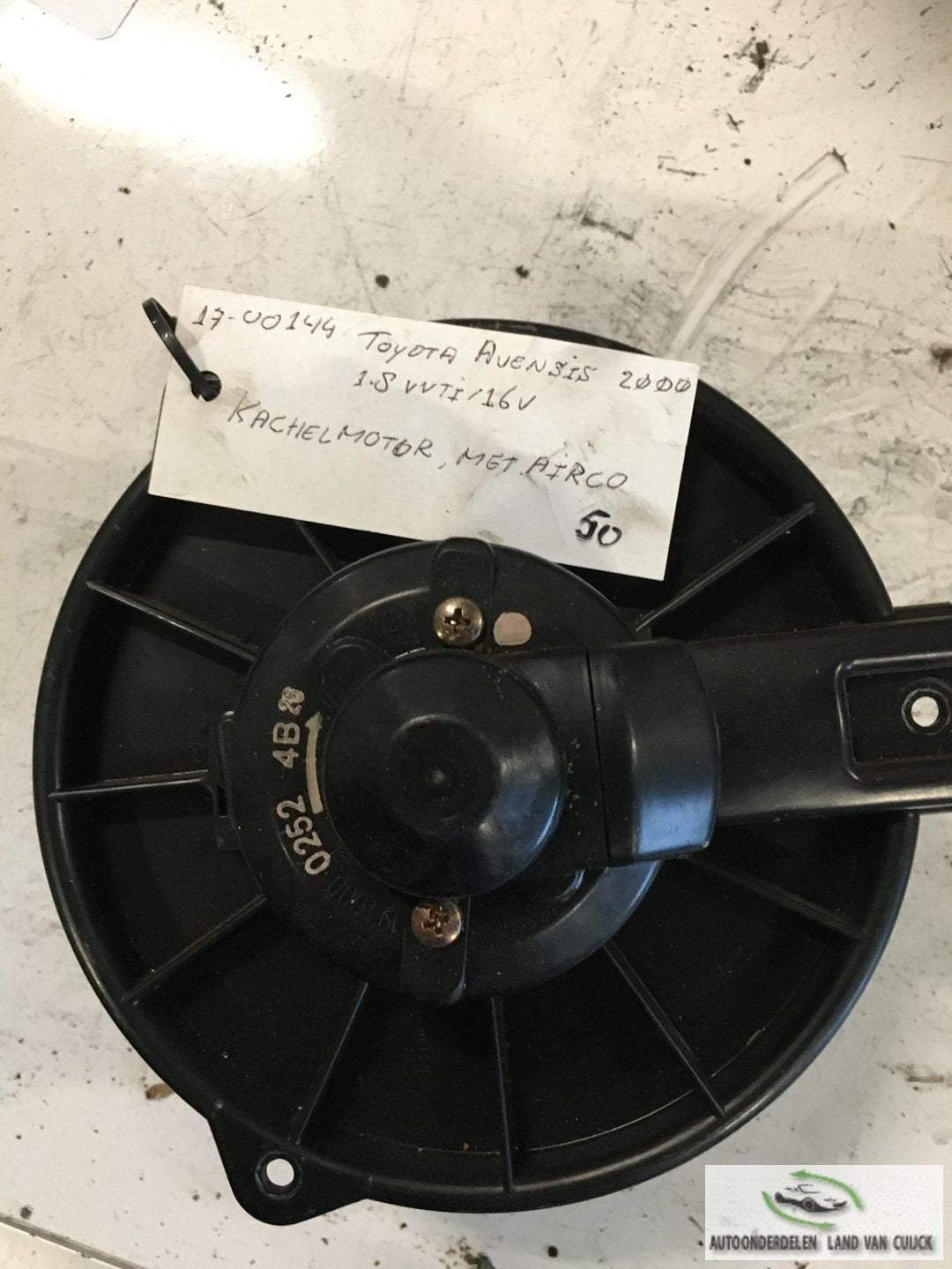 Toyota Avensis 2000 Kachelmotor met airco, Gebruikt, -, -, Ophalen of Verzenden