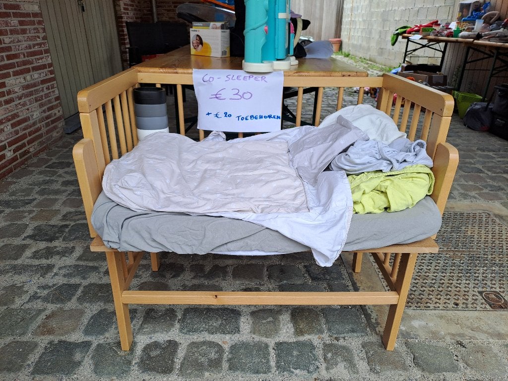 Co-sleeper met toebehoren, Kinderen en Baby's, Babywiegjes en Ledikanten, Ophalen, Gebruikt, Wieg