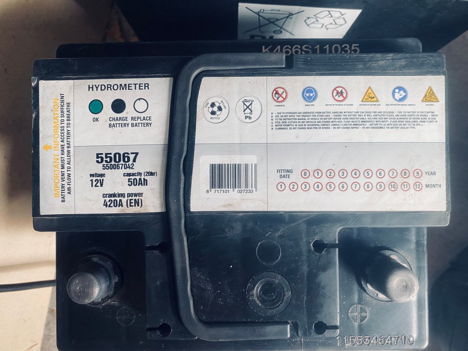 Battery, Auto-onderdelen, Ophalen, Gebruikt, Opel