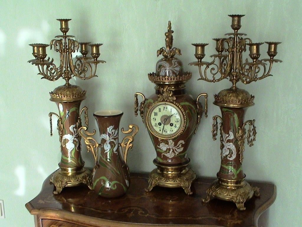 Boch BFK Art Nouveau Jugendstil bekleding, Antiek en Kunst, Ophalen
