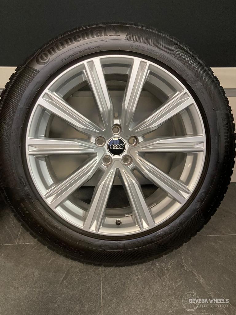 20” originele Audi Q8 / SQ8 velgen + winterbanden 5x112  4M8, Auto-onderdelen, Banden en Velgen, Gebruikt, -, 265 mm, -