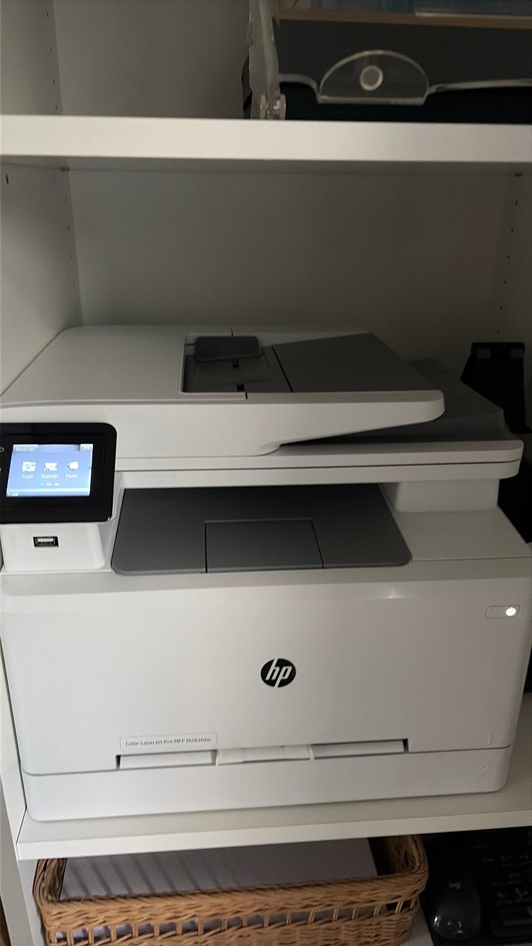 Color Laserjet Pro MFP283fdw inclusief catridges, Ophalen, Gebruikt, Printer, Draadloos