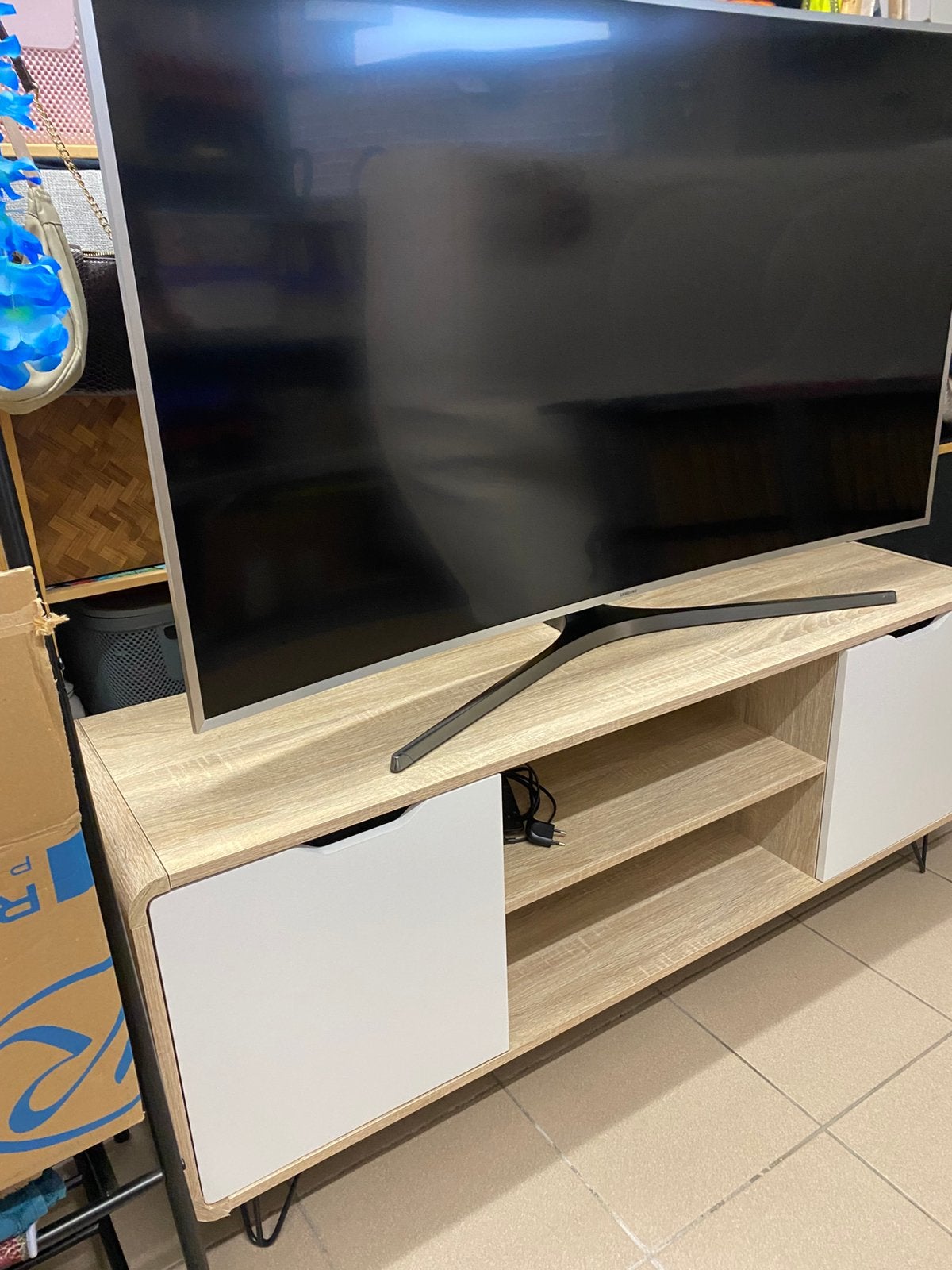 Tv+tv kast, Ophalen, Zo goed als nieuw