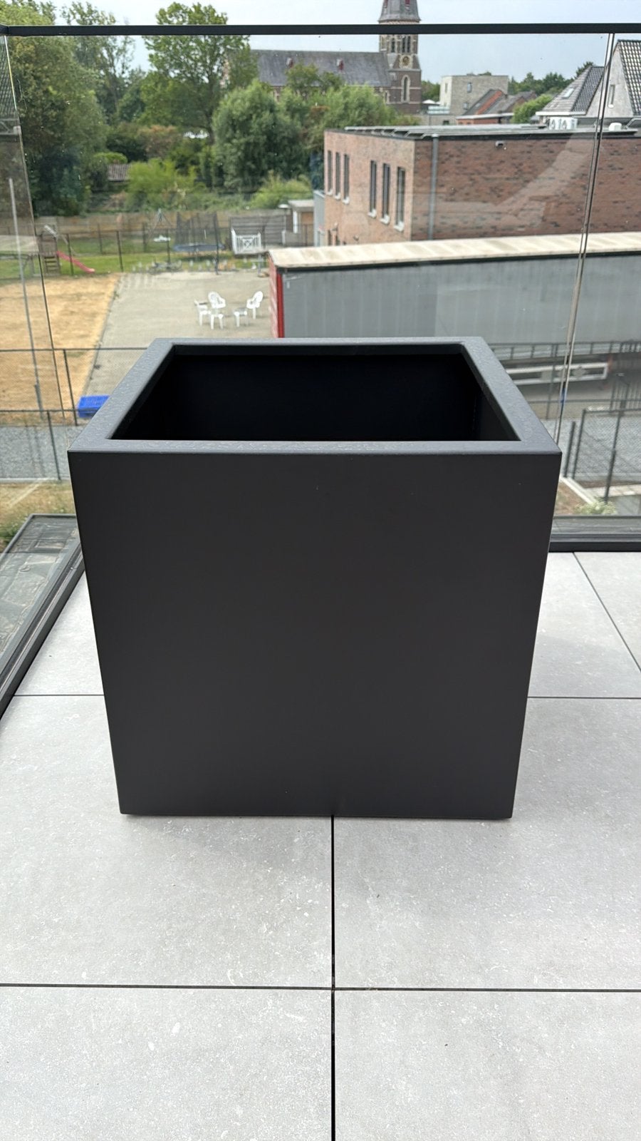 Aluminium plantenbakken 60x60x60, Neuf, Carré, Enlèvement, 60 à 100 cm