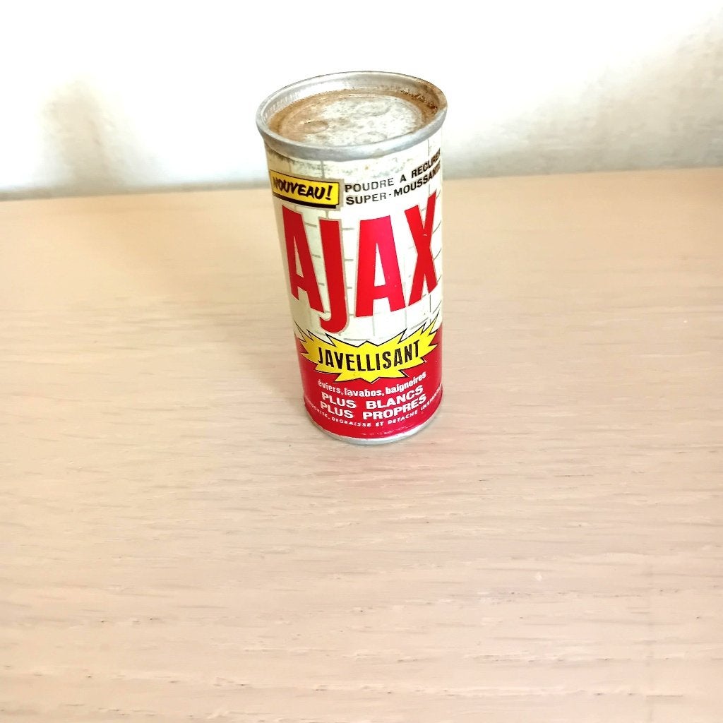 boîte de poudre à récurer Ajax vintage, Enlèvement, Neuf, Autre, Autres marques