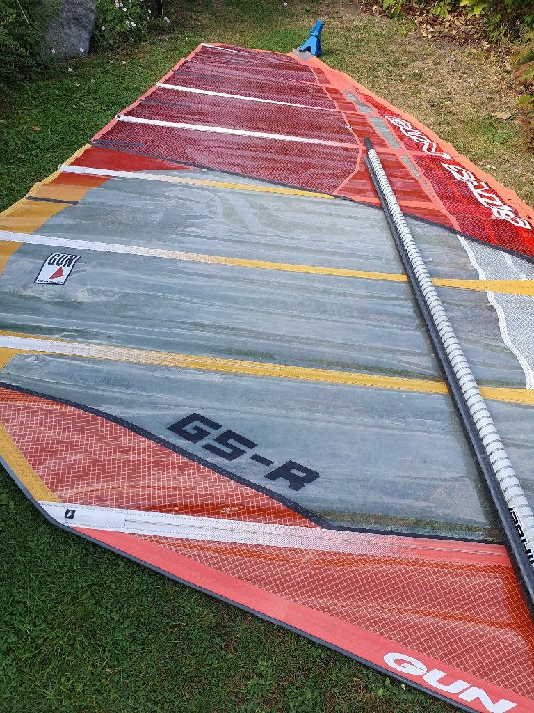 GSR Gunsails 9.5+ mat, Watersport en Boten, Windsurfen, Gebruikt, Zeil, Gunsails, Ophalen