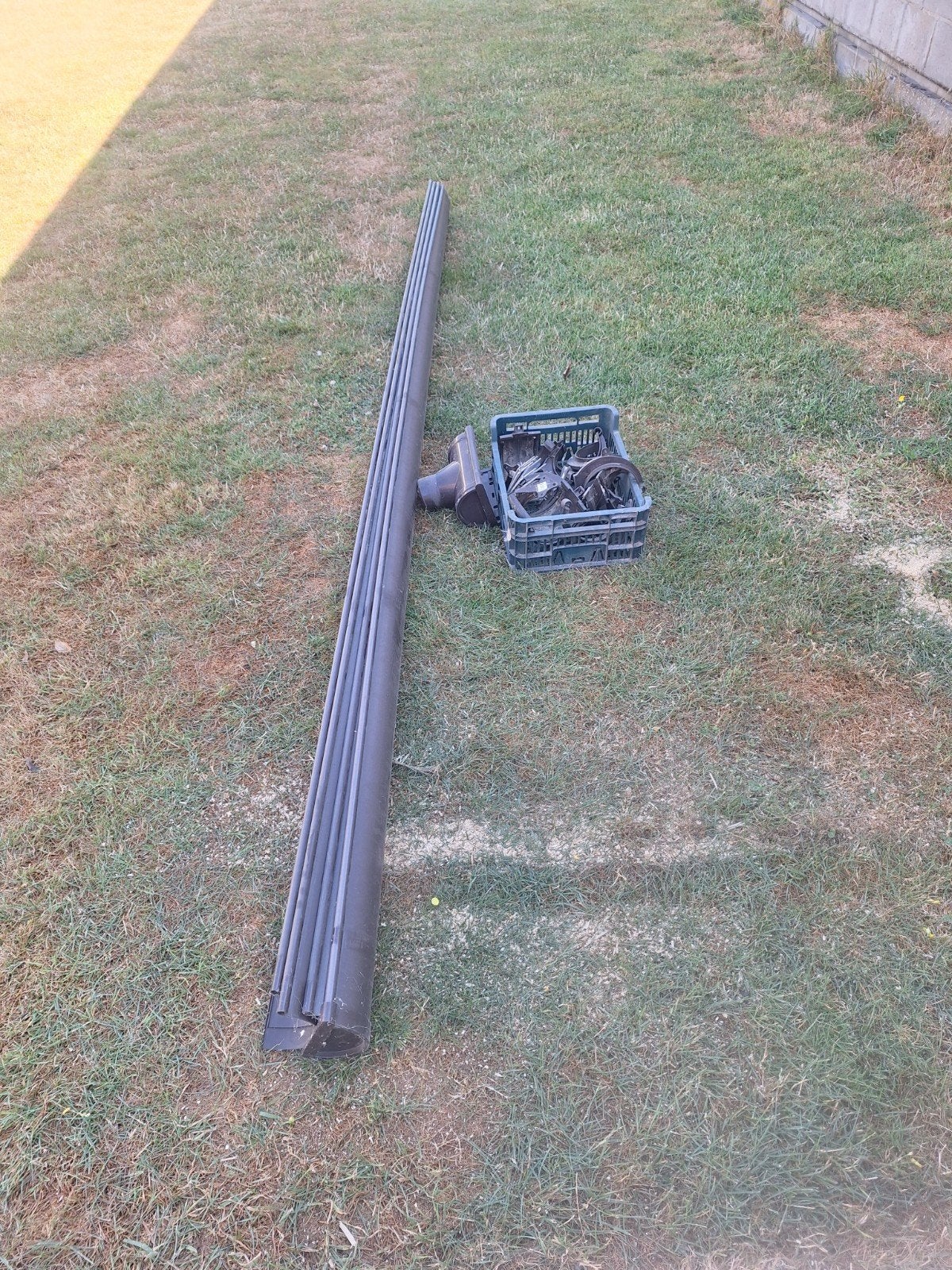 gratis dakgoten in pvc, Ophalen, PVC, 6 meter of meer, Afvoer