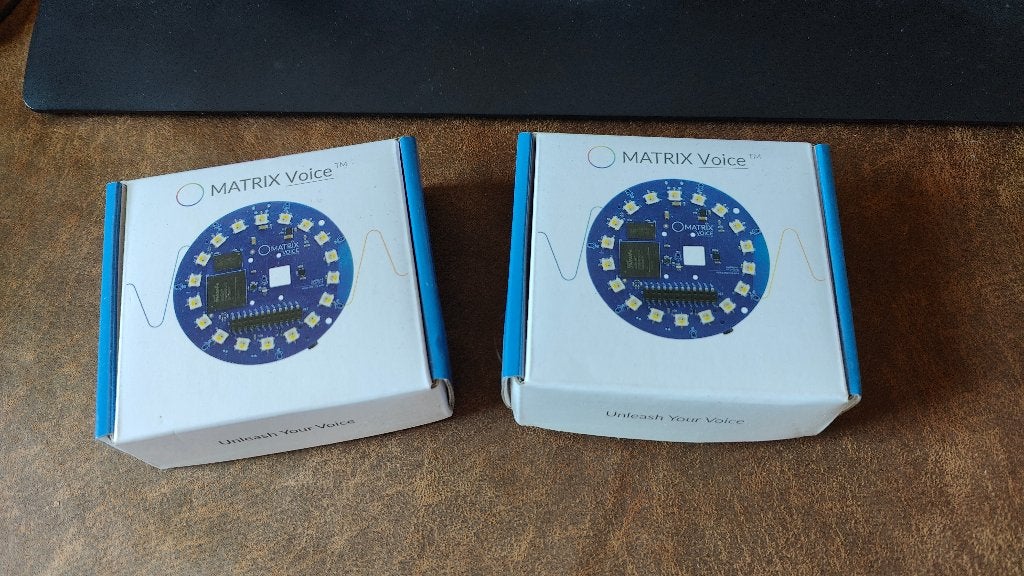 2x MATRIX Voice neufs pour Raspberry Pi – Jamais utilisés, Hobby en Vrije tijd, Elektronica-componenten, Ophalen of Verzenden