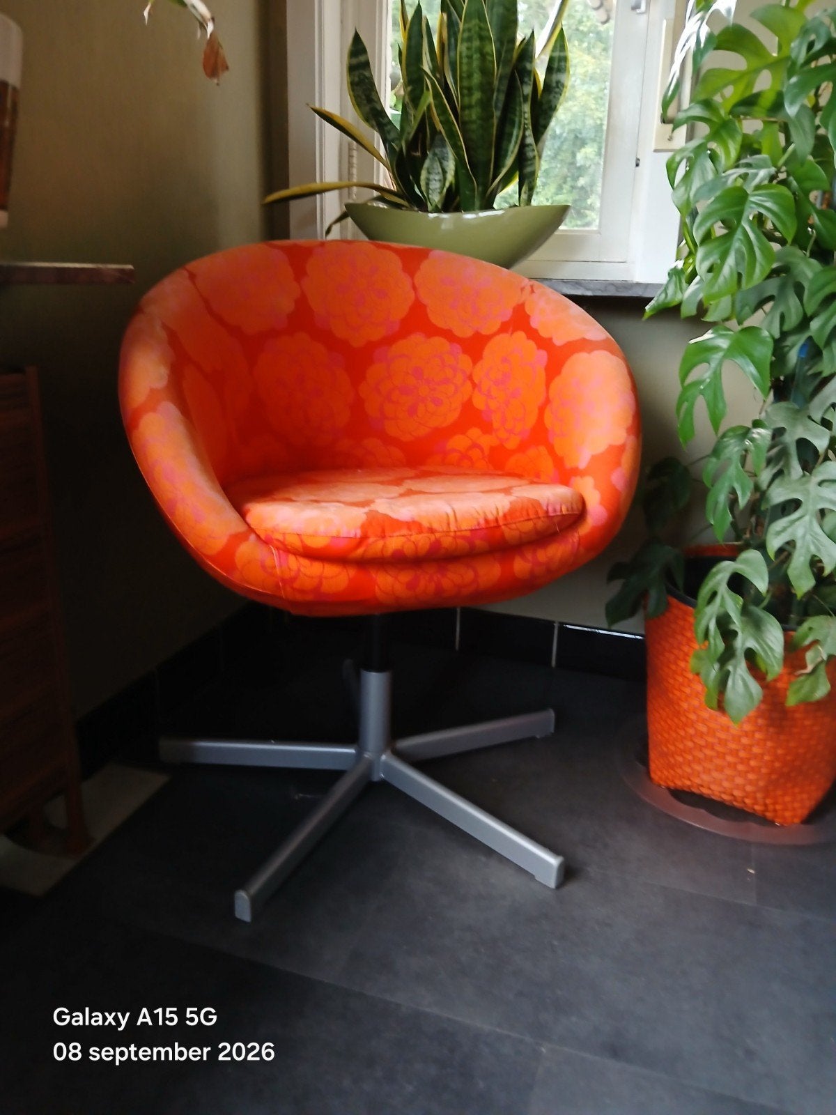 retro stoelen 5 stuks, Huis en Inrichting, Ophalen, Stof