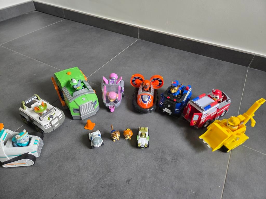 Paw Patrol voertuigen, Ophalen