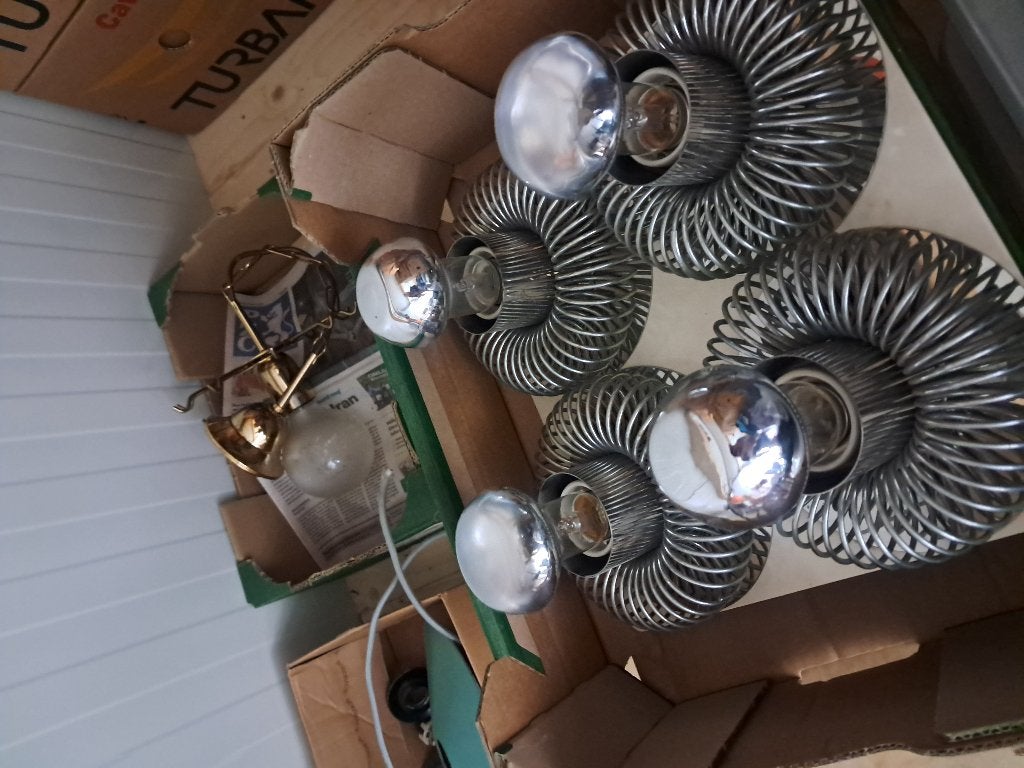 Vintage lampen in Sluis, Antiek en Kunst, Ophalen