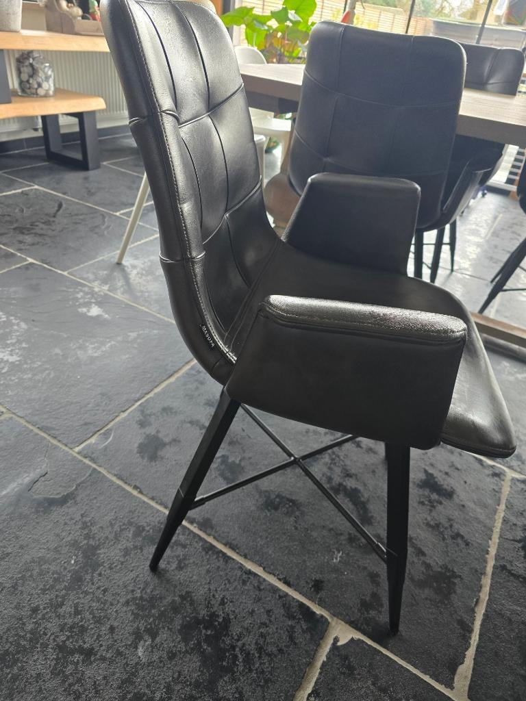 Sièges en cuir - 8, Comme neuf, Enlèvement, Cinq, Six Chaises ou plus, Cuir