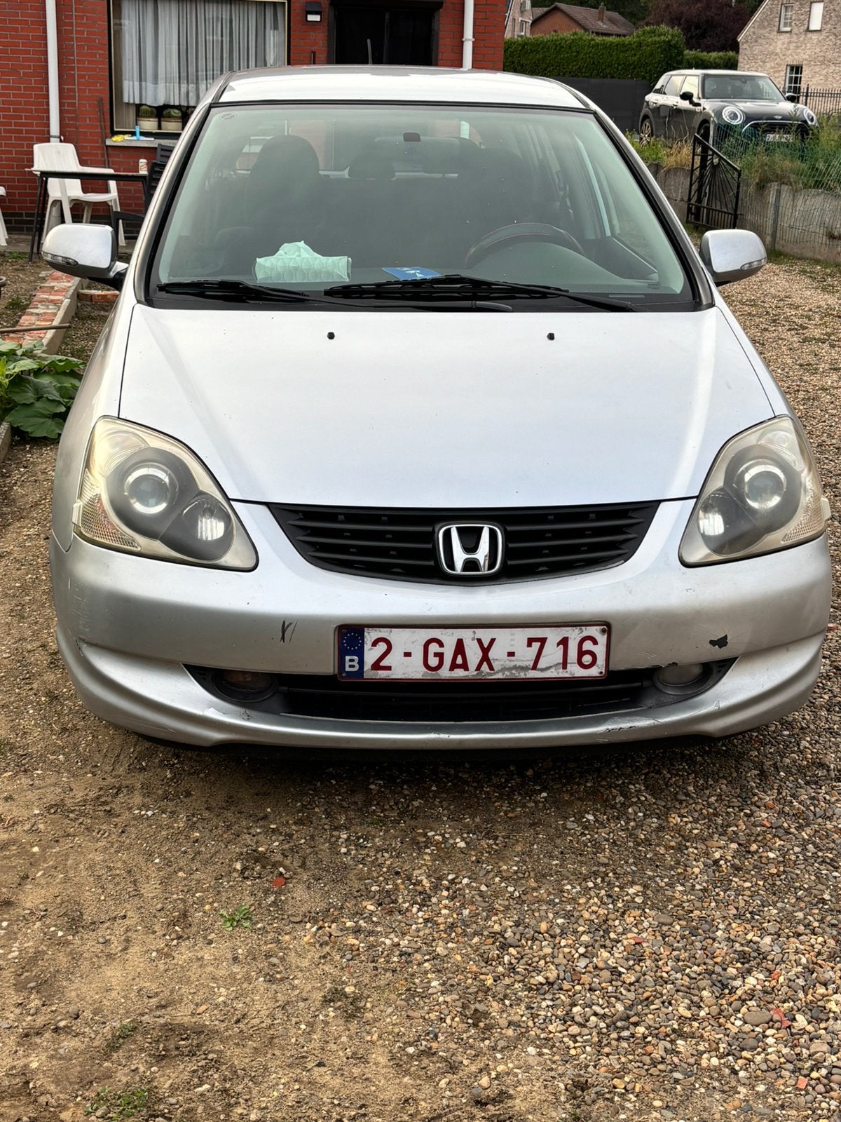 Tekoop Honda civic, Auto's, Stof, Zwart, 5 deurs, Particulier