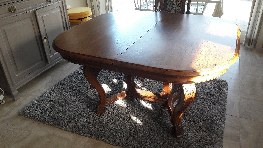 Uitschuifbare oude tafel, Antiek en Kunst, Ophalen
