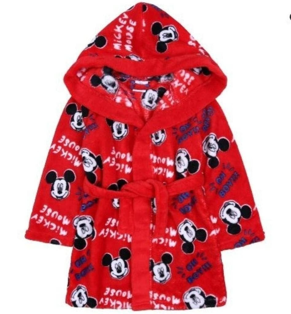Mickey Mouse Badjas - Mickey all Over - Maat 92/98 - 116/128, Neuf, Garçon, Enlèvement ou Envoi, Mickey Mouse