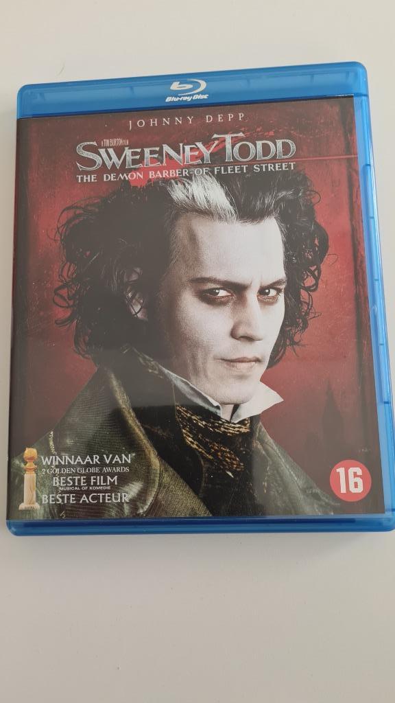 Sweeney Todd (Johnny Depp), Cd's en Dvd's, Blu-ray, Zo goed als nieuw, Ophalen of Verzenden