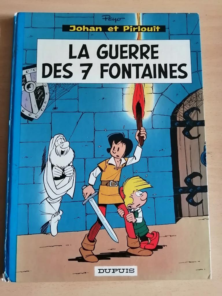 BD Johan et Pirlouit 10b La guerre des 7 fontaines de Peyo67, Livres, BD, Enlèvement ou Envoi
