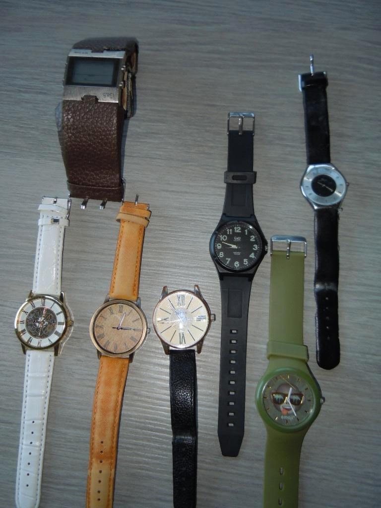 horloges zazole-emoij-Q&Q-enzo varini-G&B, Handtassen en Accessoires, Horloges | Heren, Ophalen of Verzenden