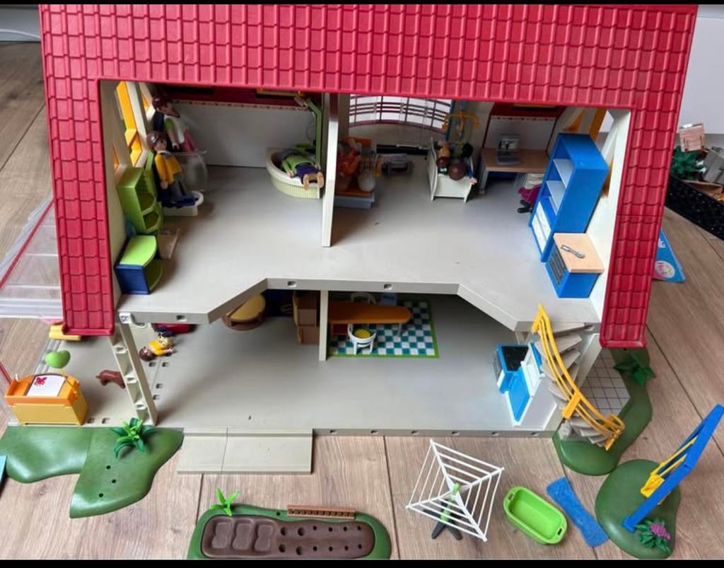 Groot huis playmobiel met inboedel, Enlèvement, Comme neuf