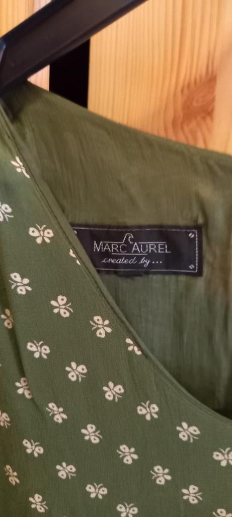 Groen kort zomerkleedje Mt M, Taille 38/40 (M), Au-dessus du genou, Comme neuf, Vert