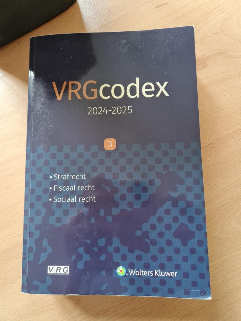 VRG Codex 3 2024-2025, Boeken, Ophalen