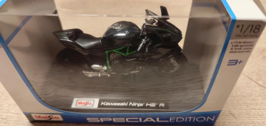 KAWASAKI NINJA H2R REPLICA 1/18 : Maisto 390659.024, Enlèvement, Neuf