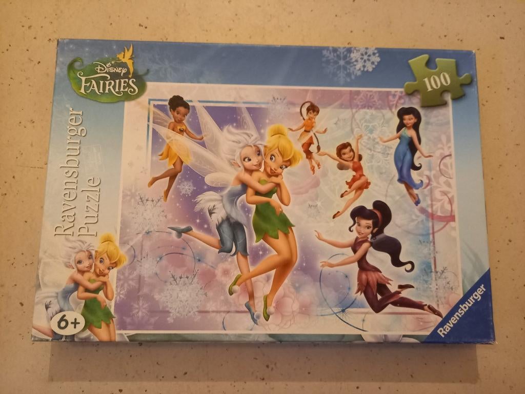 Onvolledige puzzel Tinkerbell 100 stukken, Ophalen, Meer dan 50 stukjes, Gebruikt, 6 jaar of ouder