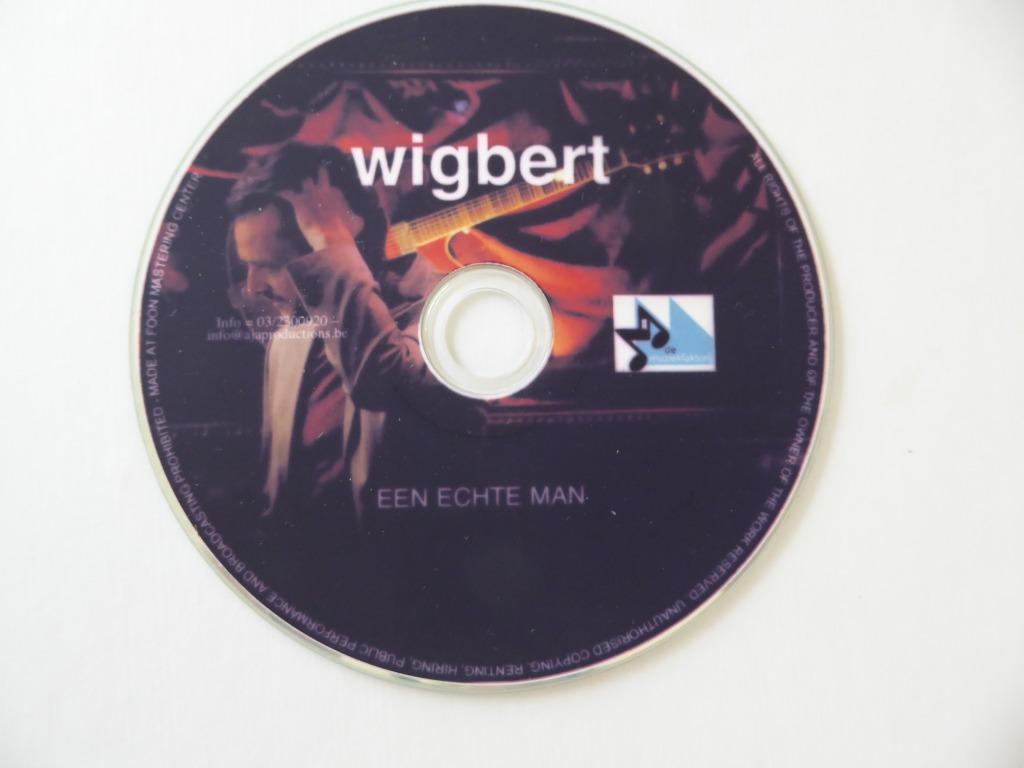 WIGBERT : EEN ECHTE MAN (1 TRACK PROMO SINGLE), Ophalen of Verzenden, Zo goed als nieuw, Poprock