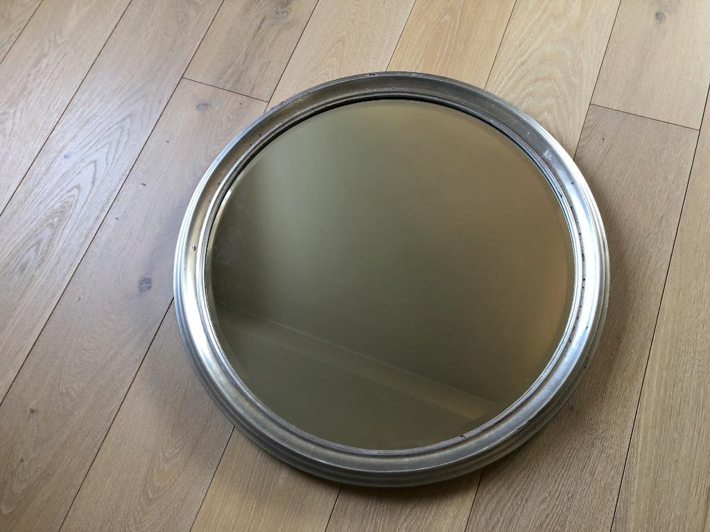 Ronde spiegel, Huis en Inrichting, Woonaccessoires | Spiegels, Ophalen, Gebruikt, Rond