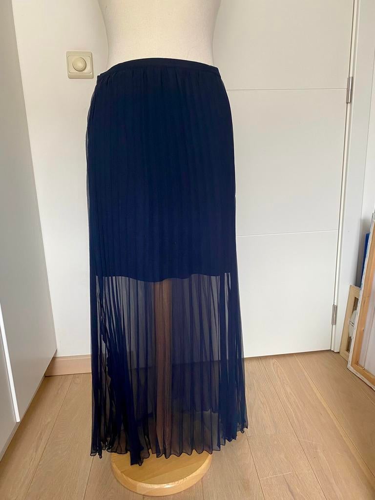 Rok met plooien, Kleding | Dames, Maat 38/40 (M), Blauw, Jeff, Ophalen of Verzenden