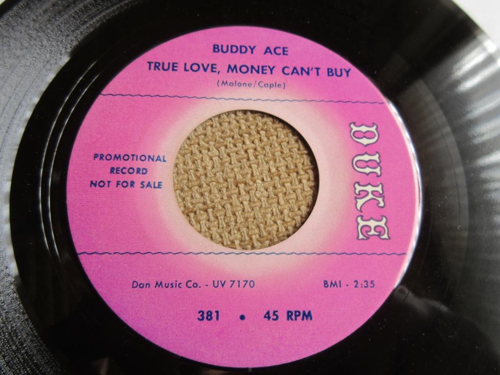 Buddy Ace ‎– True Love, Money Can't Buy / My Love  PROMO M-, Enlèvement ou Envoi, Comme neuf, R&B et Soul