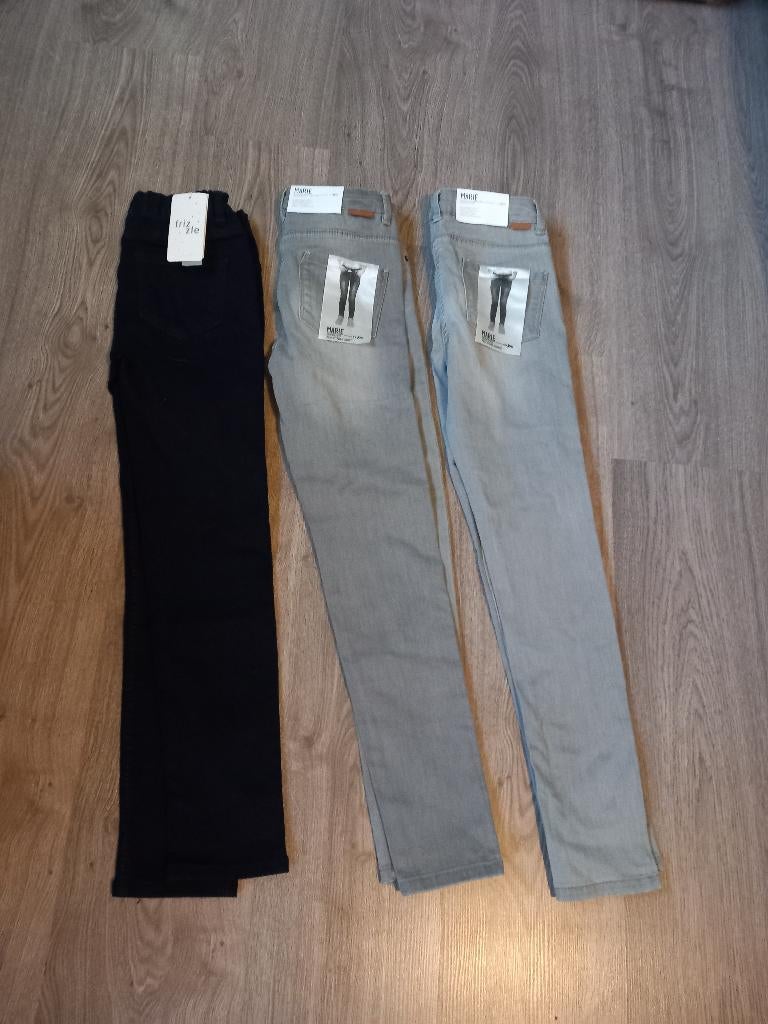 3 nieuwe skinny broeken maat 146, Kinderen en Baby's, Kinderkleding | Maat 146, Broek, Meisje, Nieuw, Ophalen of Verzenden