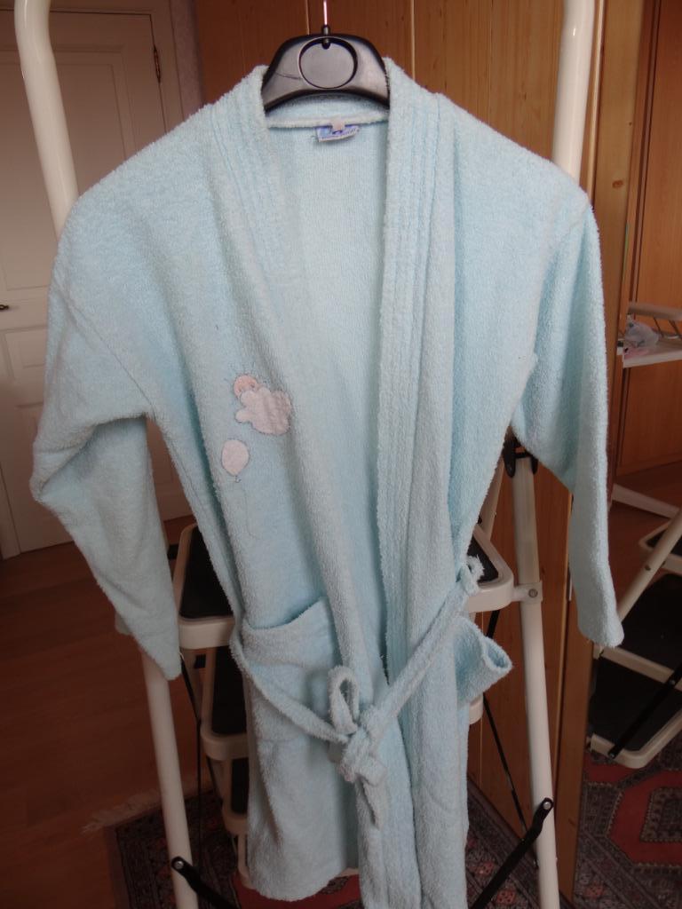 Peignoir de bain 12 ans (152) Couleur : bleu clair, Enlèvement ou Envoi, Utilisé, Fille, Vêtements de nuit ou Sous-vêtements