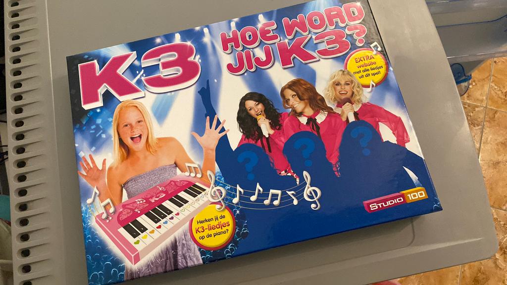 K3 “Hoe word jij K3 “ spel nieuw, Ophalen, Nieuw