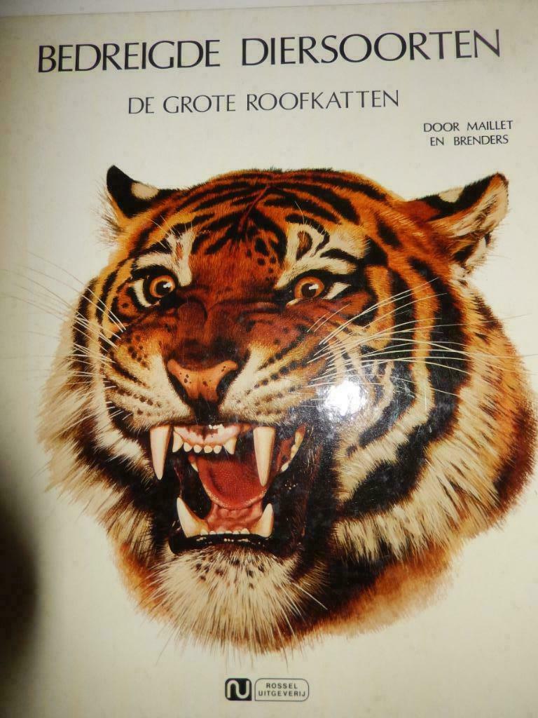'Bedreigde diersoorten: DE GROTE ROOFKATTEN' Ch. Maillet, Christian MAILLET, Autres espèces, Enlèvement ou Envoi, Utilisé