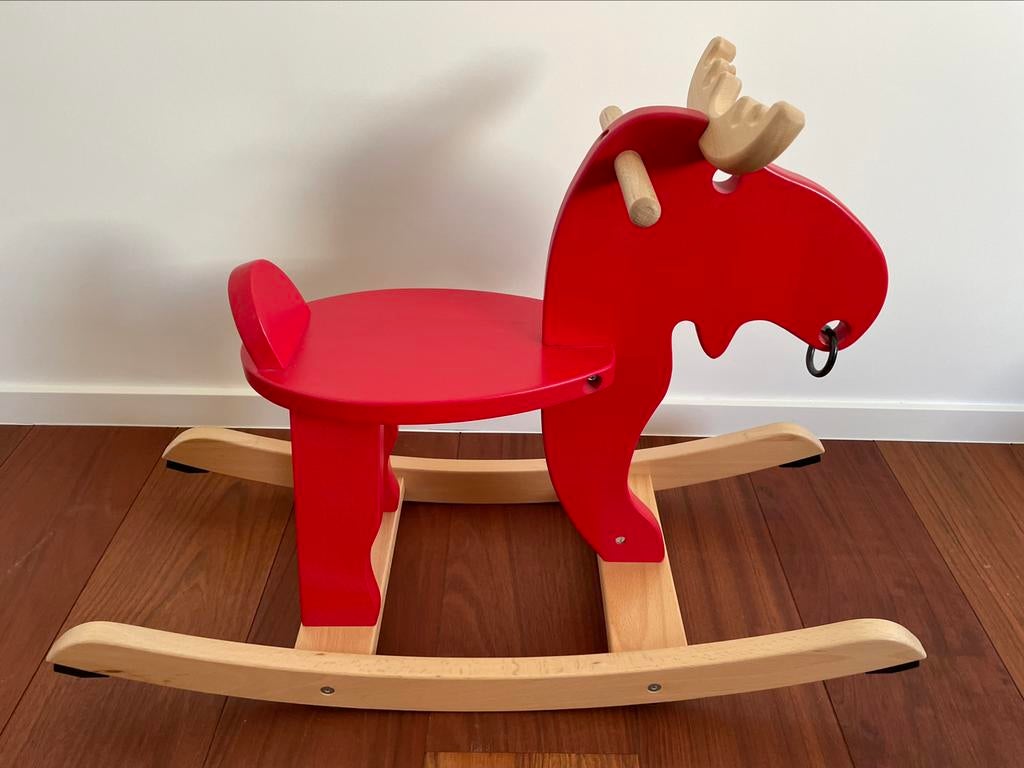 Houten schommelpaard, Kinderen en Baby's, Speelgoed | Houten speelgoed, Ophalen of Verzenden, Zo goed als nieuw
