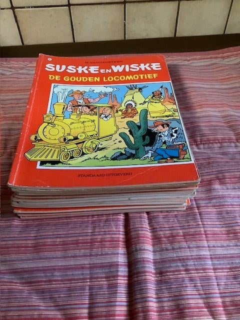38 verschillende strips Suske en Wiske - zie beschrijving, Plusieurs BD, Enlèvement ou Envoi, Utilisé