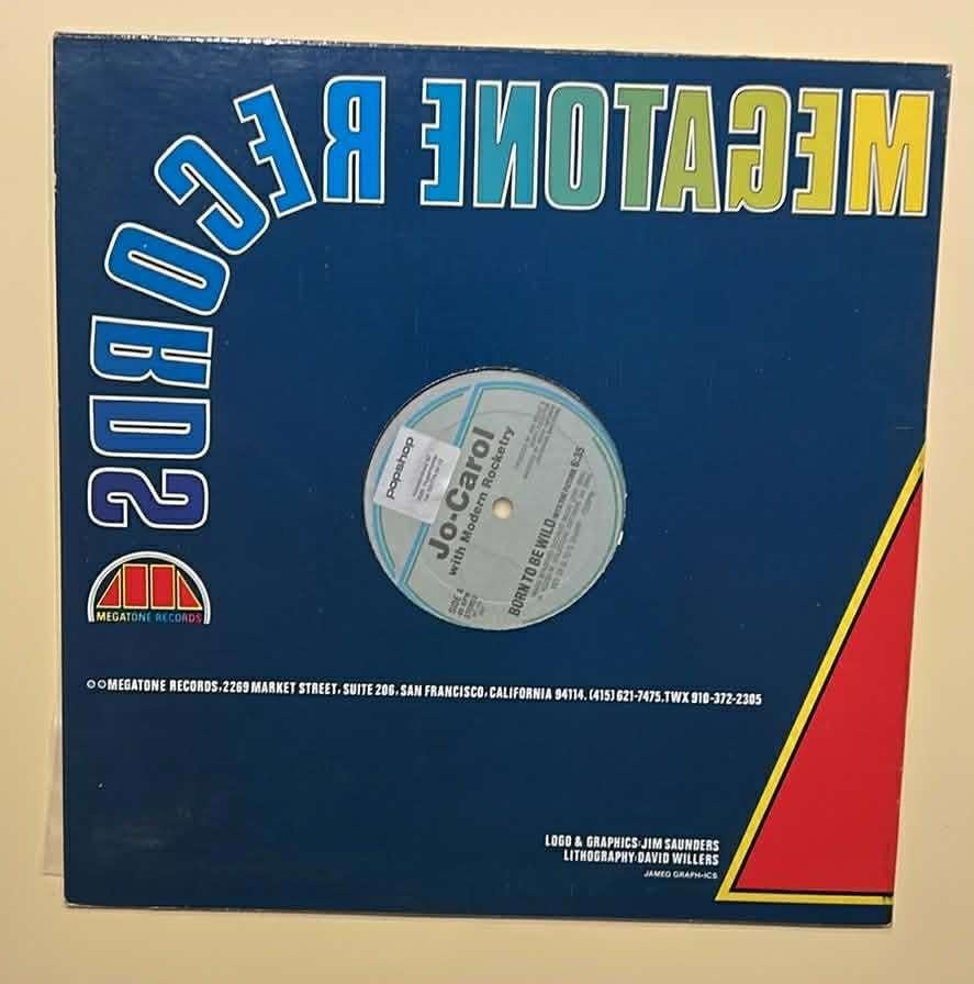Jo-Carol With Modern Rocketry – Born To Be Wild/Into The F.., Cd's en Dvd's, Ophalen of Verzenden, Gebruikt, 12 inch