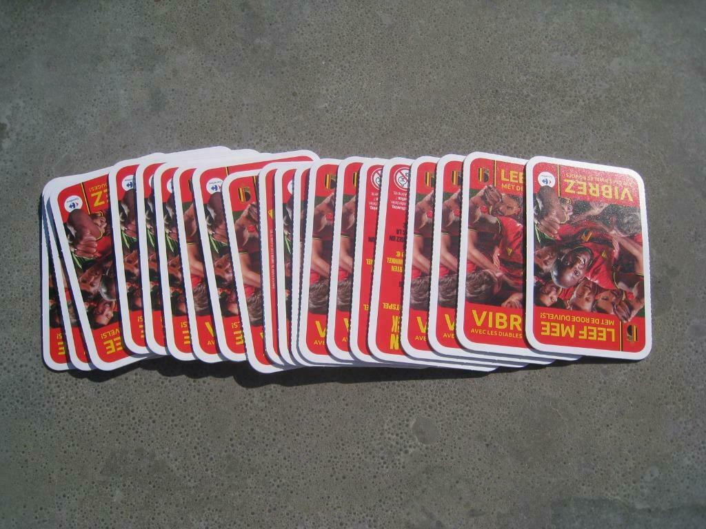 20 cartes non ouvertes Red Devils, Collections, Actions de supermarché, Autres supermarchés, Enlèvement ou Envoi