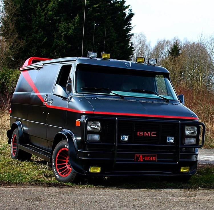 Autobus A-Team authentique à louer, unique en Belgique, Avec chauffeur