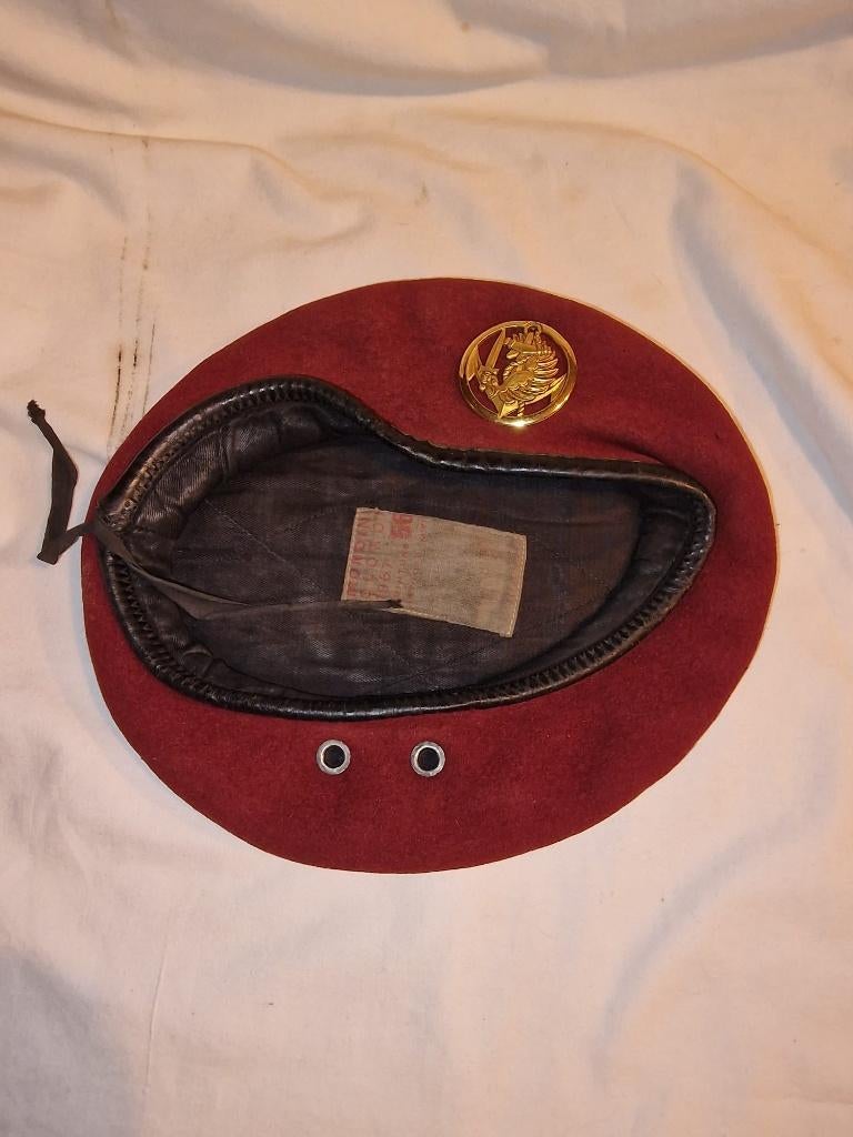 Franse Para de marine baret, Ophalen of Verzenden, Marine, Helm of Baret